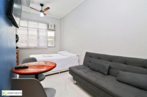 Studio no coração de Copacabana para 3 pessoas
